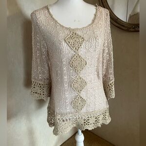 Lisa International Top, beige - Size PM